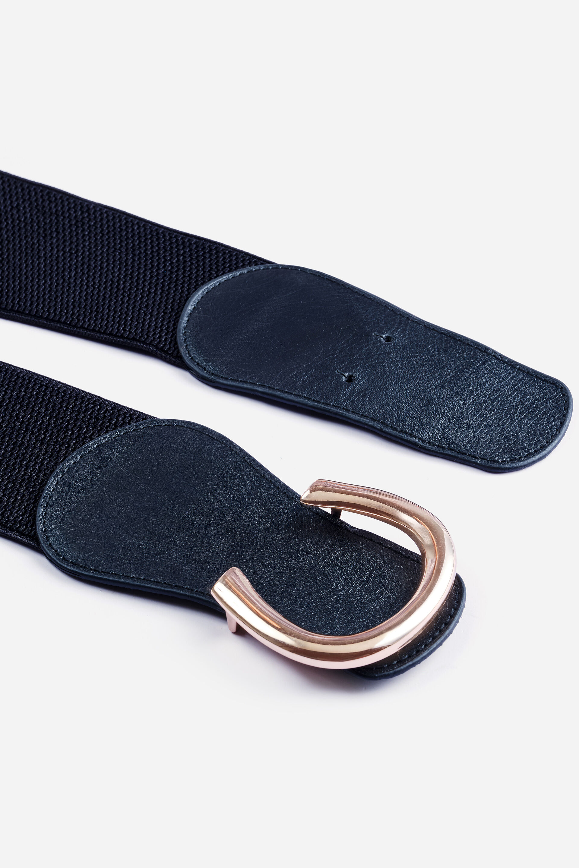 Black Horseshoe Buckle Belt, , image 2